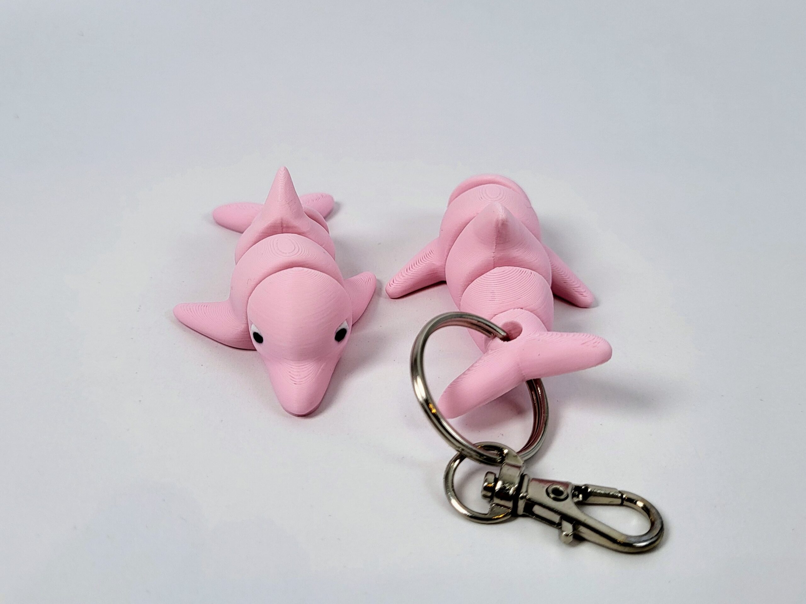 Delfín rosado articulado - Imagen 2