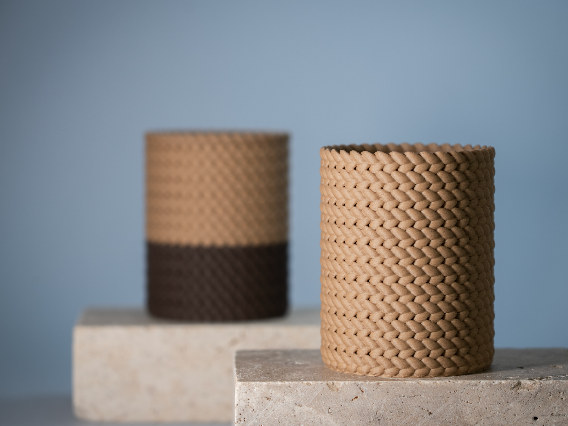 Portalápices diseño rattan - Imagen 2