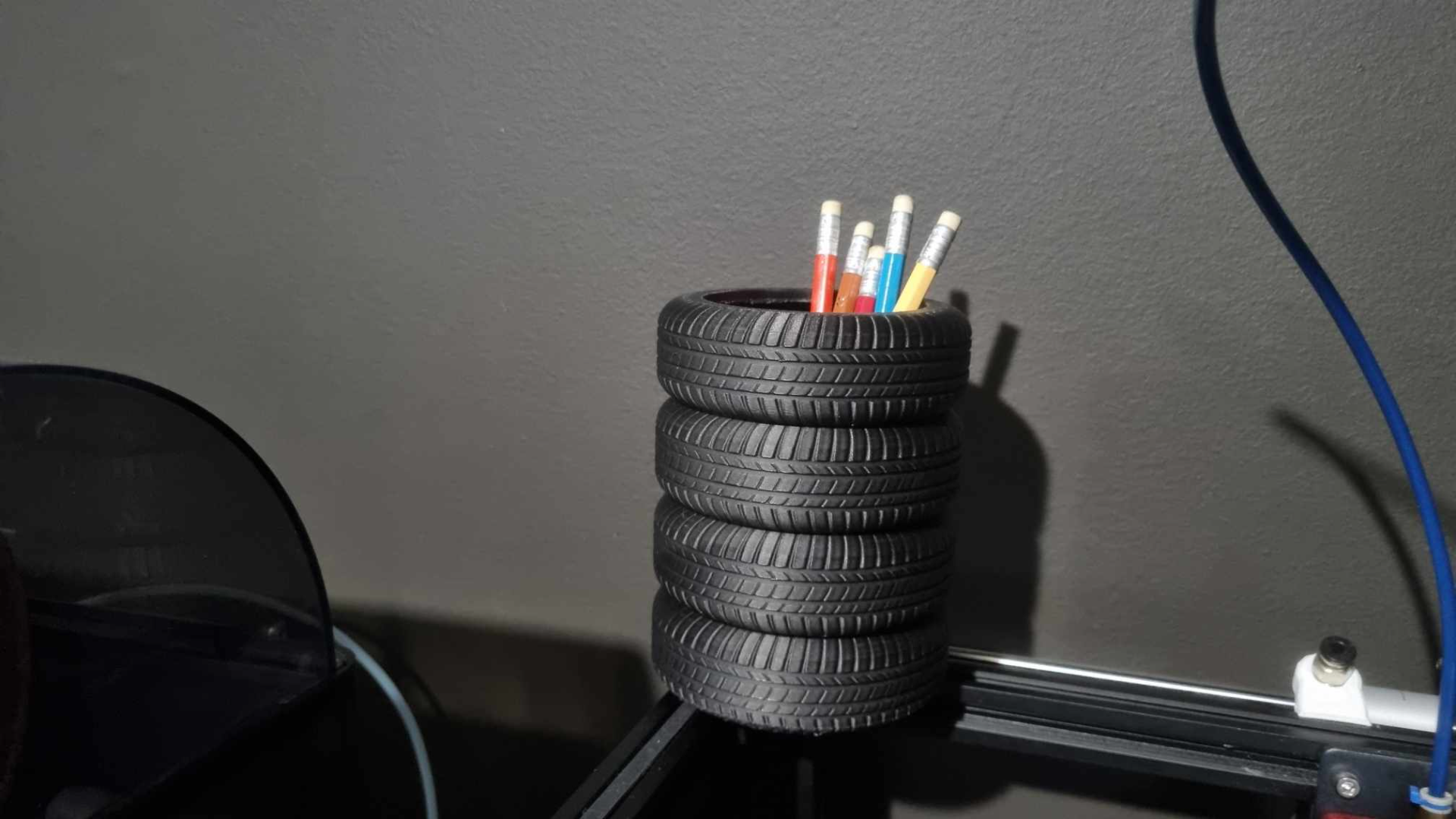 Organizador de escritorio y portalápices neumático estilo Bridgestone - Imagen 3