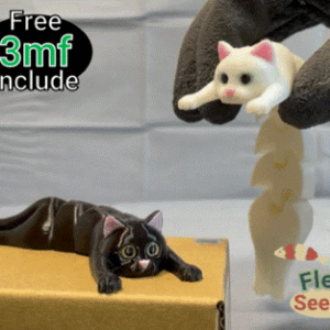Gato abrazador articulado y flexible (impresión armada)