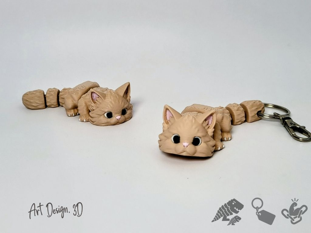 Gato Maine Coon articulado
