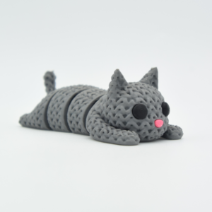 Gato articulado tejido