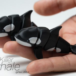 Orca articulada y flexible chiquita - Articulada y llavero
