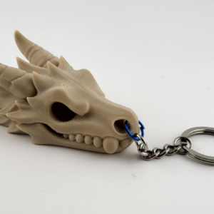 Llavero calavera de dragón