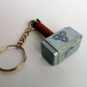 Llavero martillo de Thor