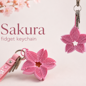 Llavero antiestrés Sakura