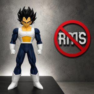 VEGETA DE DRAGON BALL SIN AMS