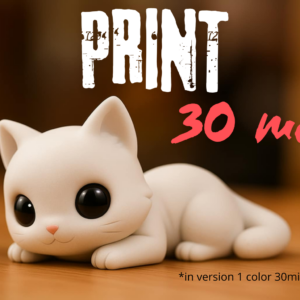 Gatito tierno - Se imprime en 30 min - Sin AMS, en varias partes