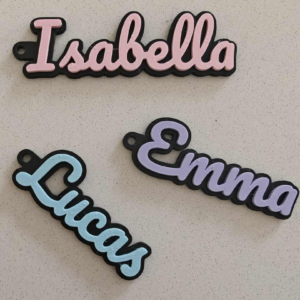 Llavero de nombre personalizable