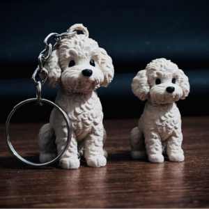 Caniche miniatura: Figura decorativa y llavero