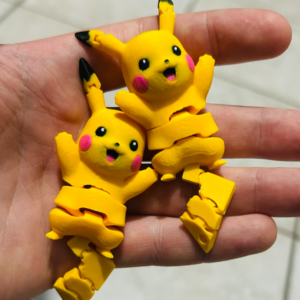Pikachu de Pokémon flexible - Llavero articulado