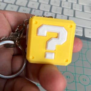 Llavero bloque de interrogación de Super Mario