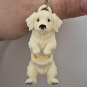Llavero golden retriever – Mascota articulada