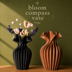 Florero Bloom Compass – Florero orgánico retorcido