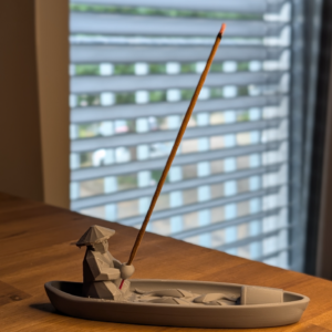 Portasahumerios bote del pescador zen | Recolector de cenizas