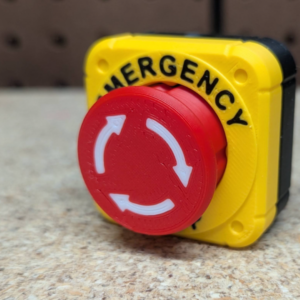 Botón antiestrés de parada de emergencia