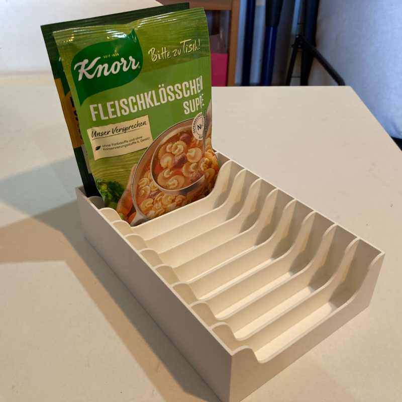 Organizador de cocina para sobres