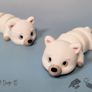 Oso polar articulado - Articulaciones reforzadas