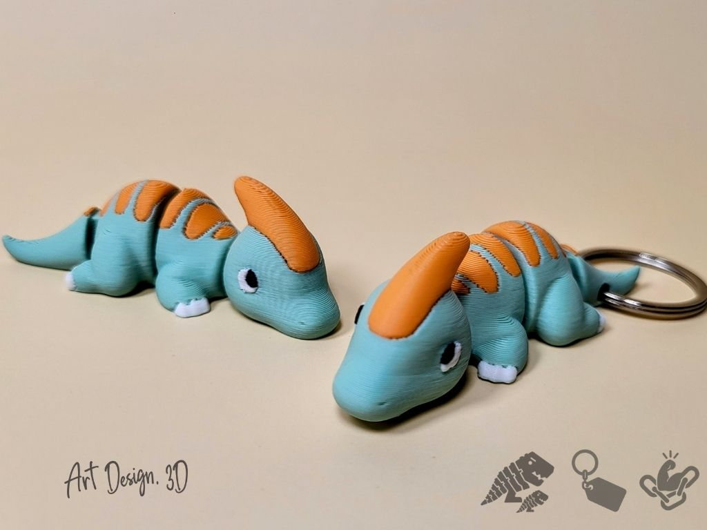 Parasaurolophus articulado - Articulaciones reforzadas